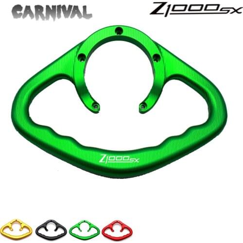 For KAWASAKI Z1000SX motorcycle CNC passenger hand grip fuel tank grab bar handle armrest logo Z1000SX 2010-2020