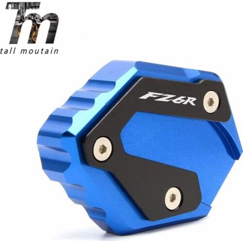 For YAMAHA MT-07 FZ07 2019 2020 FZ6 FZ6R MT 07 FZ07 FZ-07 19 2019-2020 Motorcycle CNC Side Kickstand Stand Extension Plate Pad