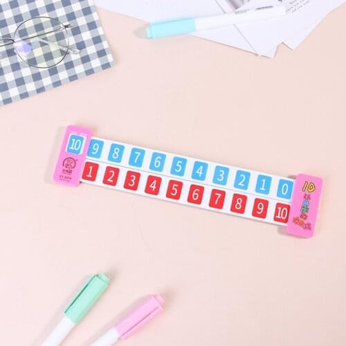 Preschool Math Learning Toys Mathematics Montessori Teaching Addition Ruler