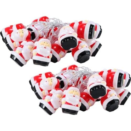 Santa Claus String Lights Xmas Decor Light Fairy Lights For Christmas Tree Decoration Home Party Decor Christmas