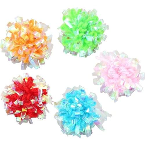 Interactive Cat Toy Ball Creative Mylar Crinkle Cat Balls Kitten Teasing Playing Sound Ring Paper Balls Funny Cats Toy Supplies