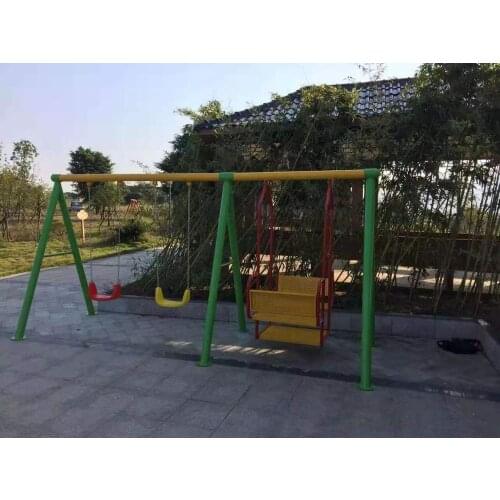 Outdoor baby swing chair playground childrens plastic slide garden toys seat kids monkey bars set children child swing nest Q43