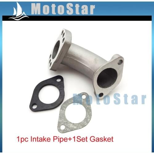 Carburetor Manifold Intake Pipe + Gasket For 125cc 140cc 150cc 155cc 160cc Engine Chinese Pit Dirt Bike Motorcycle