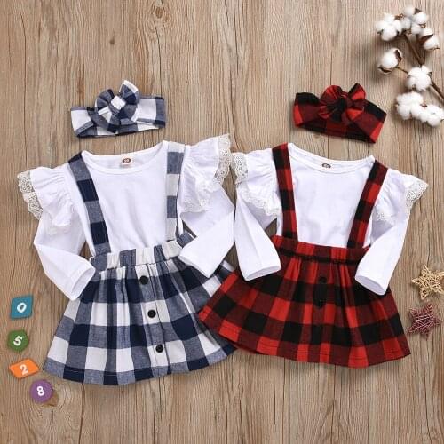 Baby Girl Plaid Suit-dress