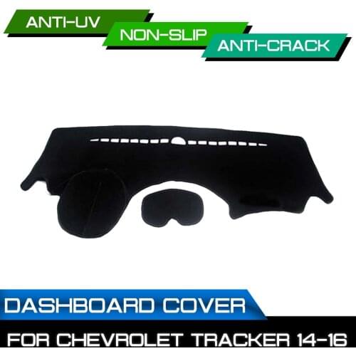 Car Dashboard Mat for Chevrolet Tracker 2014 2015 2016 Anti-dirty Non-slip Dash Cover Mat UV Protection Shade