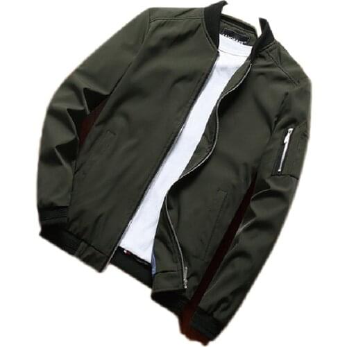 Spring Autumn Men Jacket Fashion Casual Slim Fit Jacket Korean Style Streetwear Coat Outdoors Brand Men Clothing 2020