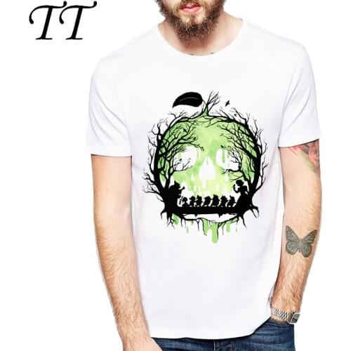 2019 New Fashion Anime T shirt Brand Clothing Hip Hop Poison apple Printed Men T Shirt Short Sleeve High Quality T-Shirt Men