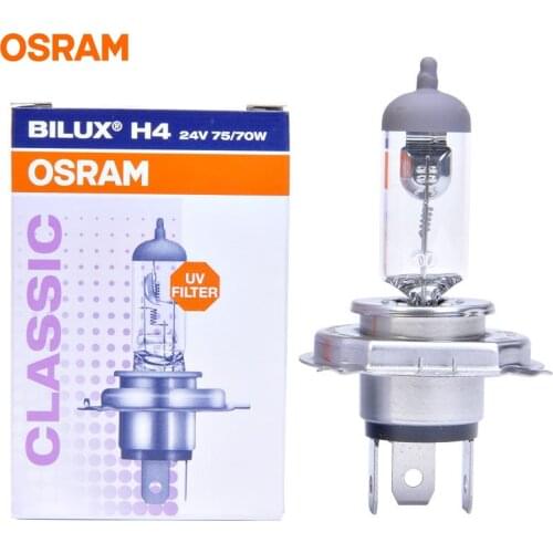 OSRAM H4 24V 75/70W 64196 P43t Original Line Spare Parts Headlight Truck Use Standard Lamp OEM Halogen Bulb 1X