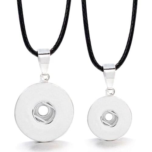 Hot Fashion Interchangeable Flower Tree Ginger Necklace 019 Fit 18mm Snap Button Pendant Necklace Charm Jewelry For Women Gift