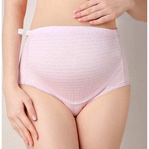 Plus Size Maternity Panties Underwear Elastic High Waist Adjustable Belly Pregnancy Lingere for Pregnant Maternity Clothes