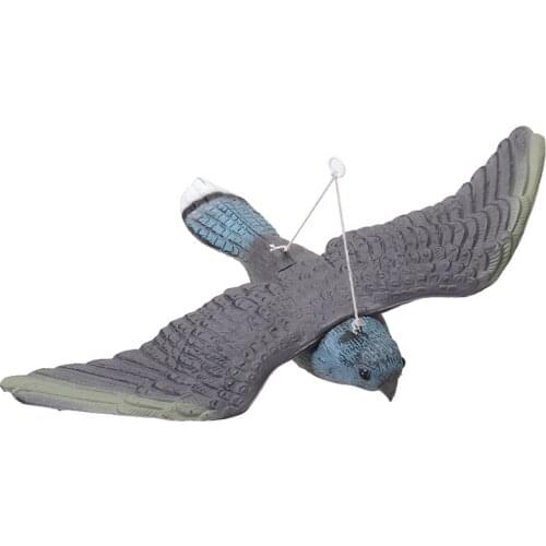 Realistic Eagle Hawk Decoy Bird Pigeon Scarer Outdoor Garden Decorative Pest Control Garden Scarer Scarecrow Ornament