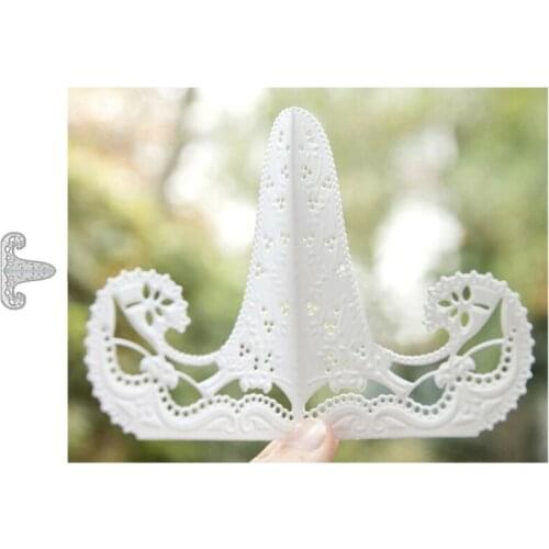 Crafts Carbon Steel Cutting Dies Corner Card Stand Stencil For DIY Scrapbooking Paper Photo Cards Embossing Dies