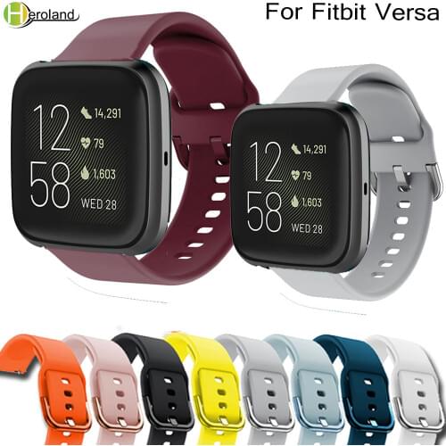 Strap Silicone For Fitbit Versa 2 Silicone Watch Band For Fitbit Versa / Versa Lite Sport Wristband Replacement Bracelet band