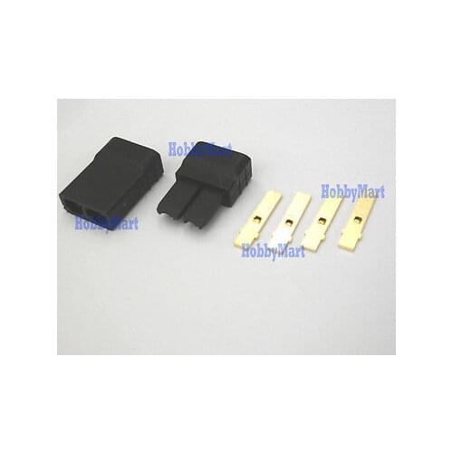 Traxxas TRX Style Plugs 2 Male Device, 2 Female Lipo / NiMh Battery Connectors