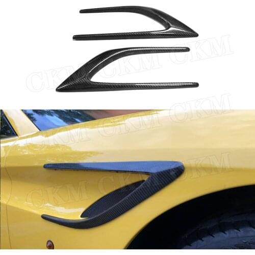 Carbon fiber Side Front Bumper Fins Fender For Ferrari California 2015