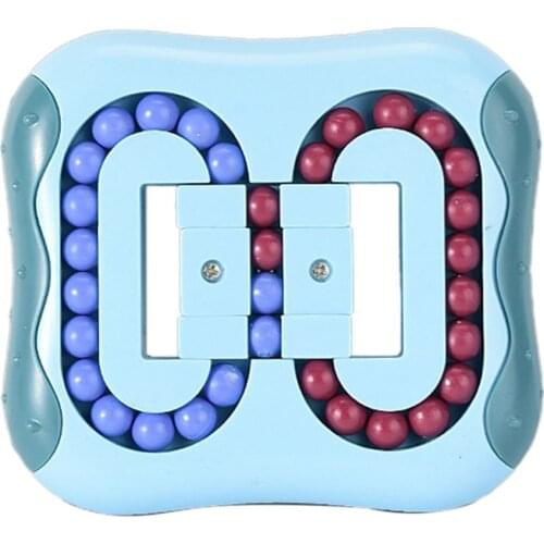 Rotating Magic Bean Intelligence Fingertip Rotating Cube Rotating Cube Finger Gyro Children Burger Rotating Cube Toy