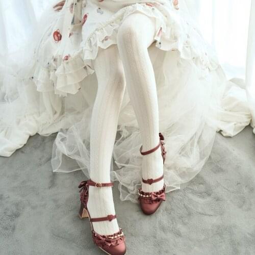 High quality lolita sexy love pantyhose socks velvet stockings lo milky white socks bottoming socks autumn Waichuan women