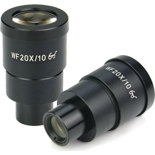WF20X/10mm with Mounting Size 30mm High Eyepoint Eyepiece for Zoom Stereo Microscope with Reticle