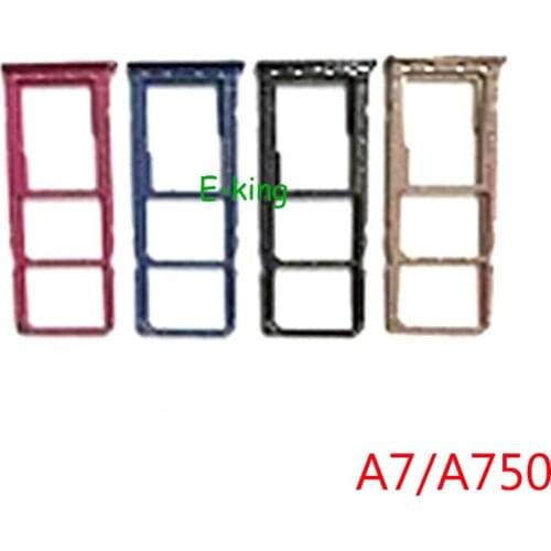 10PCS For Samsung Galaxy A7 A9 A705 A920 2018 Sim Card Slot Tray Holder Sim Card Reader Socket