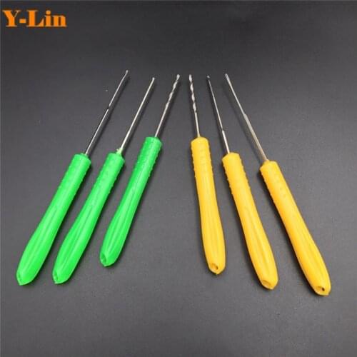 3 In 1 Carp Fishing Boilies Baiting Needle Splicing Zig Rigs Hair Rig Making Tool Needle Drill Bait Rocket
