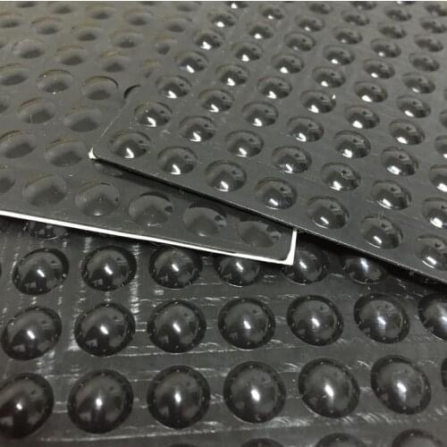4.7*3mm black anti-skid Anti-collision silicone particles Protective MATS 3M glue self-adhesive