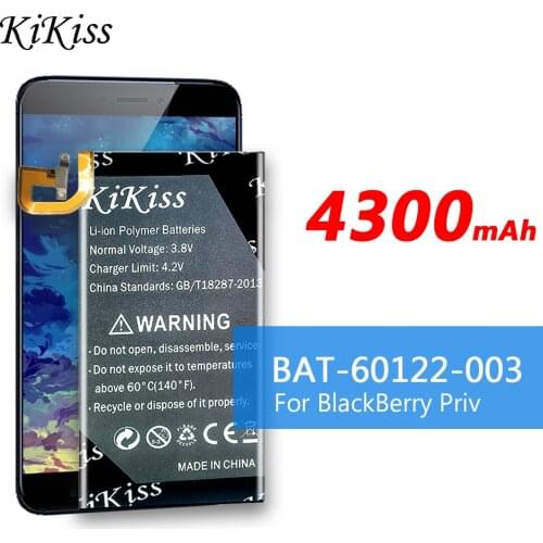 KiKiss 4300mAh BAT-60122-003 Battery For BlackBerry Priv Good Quality Mobile Phone Batteries