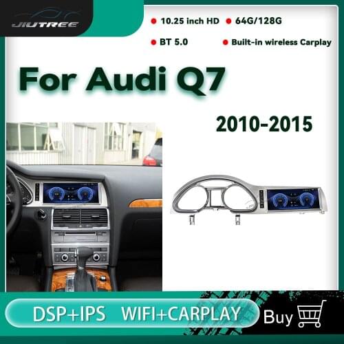 10.25 Inch Anti-glare Screen Android Car Radio For Audi Q7 2010-2014 2015 Navigation Multimedia Player Carplay Stereo Receiver
