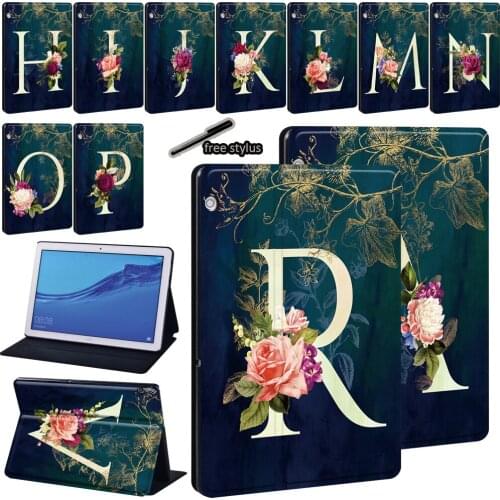 Pu Leather Tablet Case for Huawei MediaPad T3 8.0"/T3 10 9.6"/ T5 10 10.1"/M5 Lite 10.1"/M5 10.8" Print Pattern Protective Case