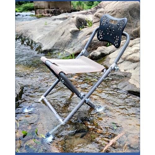 Lightweight fishing chair new all terrain folding chair portable multifunctional wild fishing stool chair