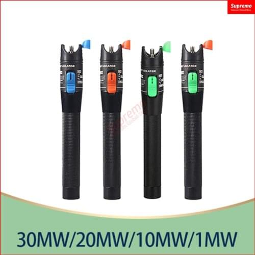 Preferential Price Laser 30MW/20MW/10MW/1MW Visual Fault Locator, Fiber Optic Cable Tester 10-30Km Range VFL AUA-30