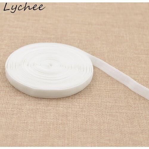 Lychee 5 Yards Silicone Gripper Elastic Webbing Shoulder Strap Tape Bras DIY Women Handmade Non-slip Sewing Fabric