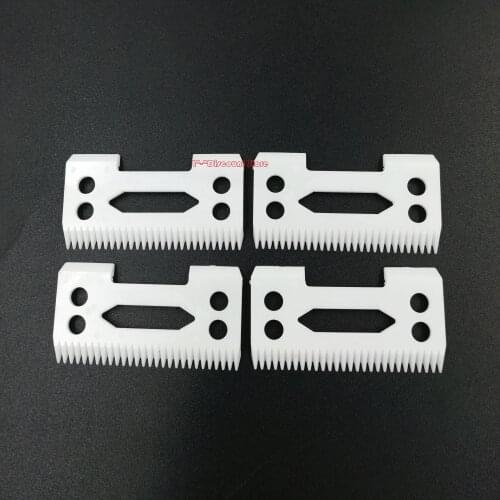 4PCS Magic Clip 2 Holes Hair Clipper Blade Cutter Electric Clipper Blades Ceramic Blades For Wahl Shear Clipper Trimmer