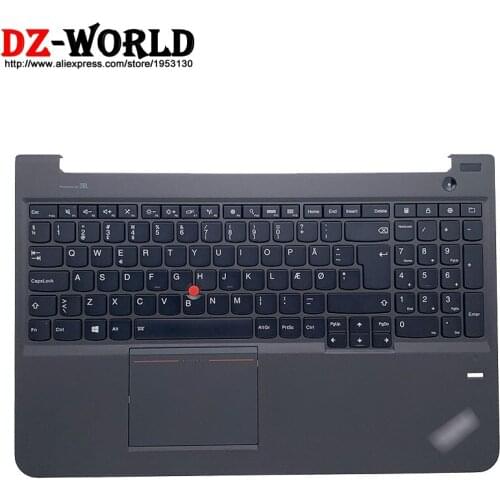 New DK Danish Backlit Keyboard With Shell C Cover Palmrest Upper Case Touchpad for Lenovo Thinkpad S5 S531 S540 Laptop 00HM833