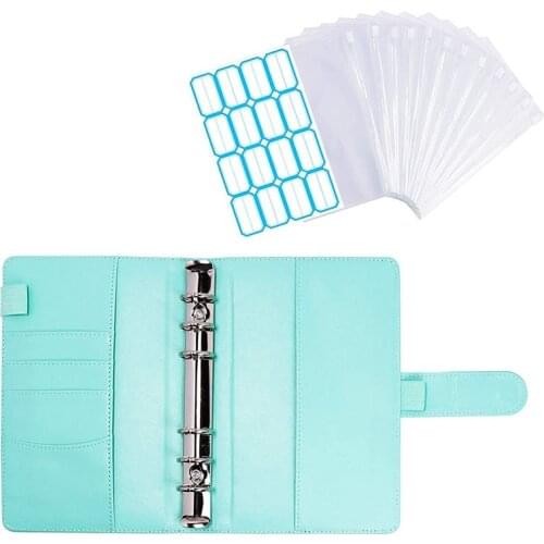PPYY-Budget Binder A6 with 12 Cash Envelopes for Cash Wallet