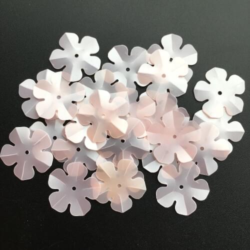 500pcs/Lot 20mm Five Petals Flower Sequins Paillettes Sewing,Wedding Craft,Women Kids DIY Garment Accessories Dull Pink