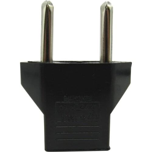 European To American Travel Power Plug Adapter Mini Portable Adapter Travel Conversion European To American Socket Plug Adapter