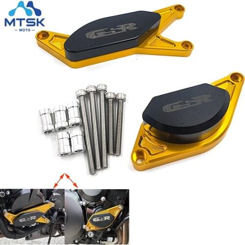 For SUZUKI GSR 400 600 750 GSR600 GSR400 06-12 GSR750 12-16 CNC POM Frame Slider Crash Pad Engine Stator Case Saver Protector