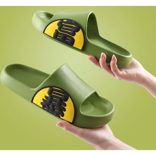 Summer Couples Casual Beach Flip Flops Ladies Home Bathroom Soft Slides Flat Non-Slip Bathe Sandals Women/Men Indoor Slippers