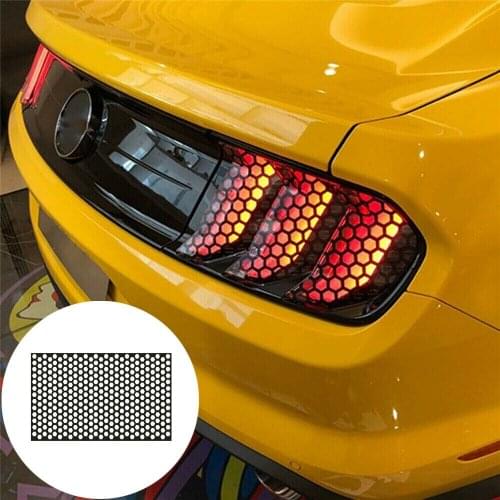 48x30cm Rear Tail Light Sticker Black Car Decal Decor Exterior Light Rear