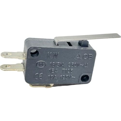 1pcs Long Lever V3 Microswitch SPDT 16A Micro Switch BLACK