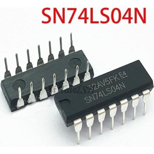 10PCS SN74LS04N DIP14 SN74LS04 DIP 74LS04N 74LS04 DIP-14 HD74LS04P new and original IC