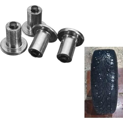 100pcs Car Universal Winter Wheel Lugs Car Tires Studs Screw Snow Spikes Wheel Tyre Snow Chains Studs For Auto Truck Motorcle