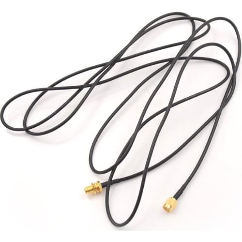 2Meter RF-SMA Male to Male Plug M-M RF Coax Pigtail RG174 Extension Cable Adapter Line