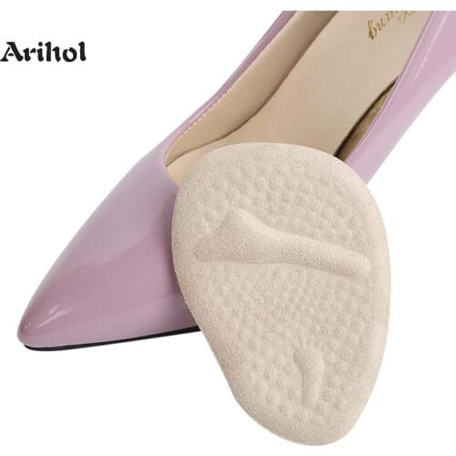 Arihol Gel Forefoot Ball Insoles for Women Anti-slip Cushions Shoe inserts Pads Foot Pain Relief Soft Metatarsal Pads