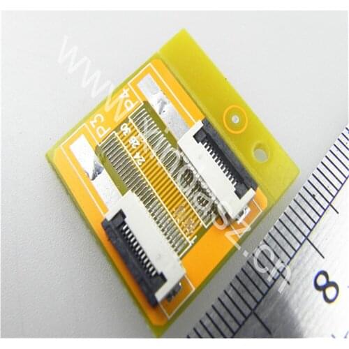 Free shipping 24*20mm 0.5mm pitch 12pin to 12pin electronic PCB and Clamshell type ffc fpc converter board
