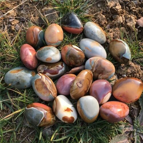 New year special offer 1000g lucky energy stone natural ocean jasper stone reiki healing crystals mineral rock for home decor