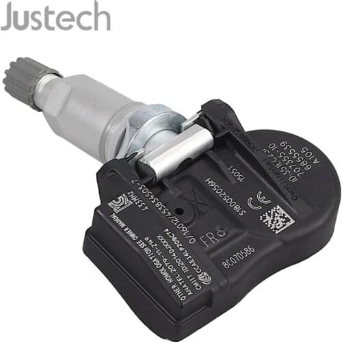 Justech TPMS Tire Pressure Sensor For BMW 1 Series 2 Series 3 Series 4 Series 5 X1 X2 X5 36106881890 433MHz Tire Pressure Sensor