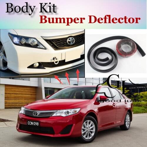 For TOYOTA Camry V XV 1990~2015 Daihatsu Altis Bumper Lip / Front Spoiler Scratch Proof Adhesive / Body Kit / Strip Skirt