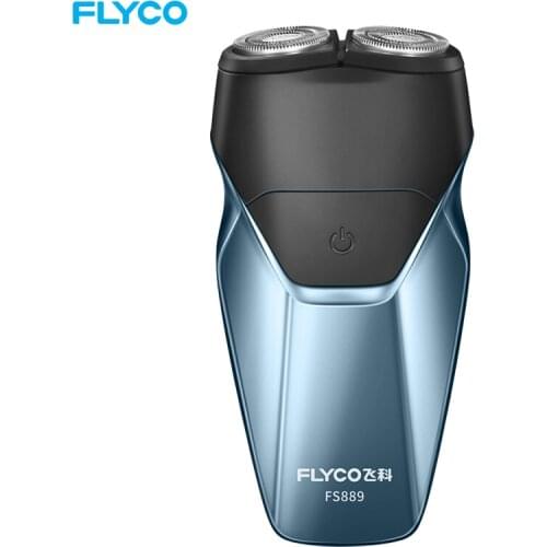 FLYCO Electric Shaver Razor FS888 3DFloating USB Fast Recharged Intelligent Beard Shaving Trimmer Waterproof Washable For Men