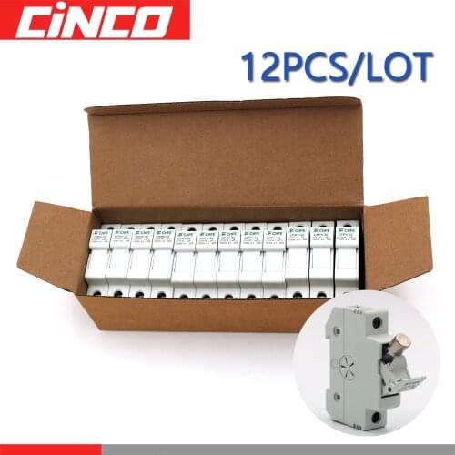 BOX 12PCS 10*38mm Voltage Solar 1000V Solar Power PV Fuse Holder for PV Fuse DC 1000V High Quality Solar Home System